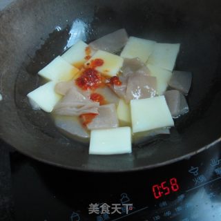 Spicy Two-color Tofu recipe