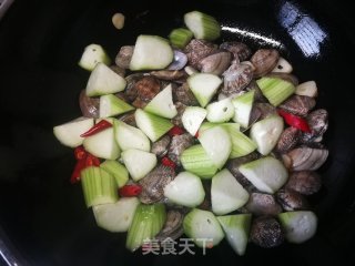 Fried Clams with Loofah recipe