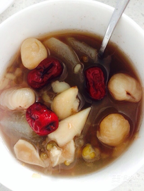 Winter Melon, Lily, Green Bean, Red Date and Longan Soup recipe
