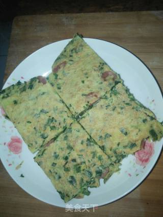 Leek Egg Pancake recipe