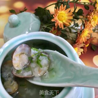 Clam Lettuce Congee recipe