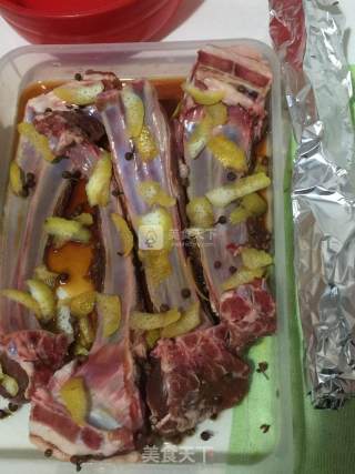 Grilled Lamb Ribs with Lemon Peel recipe