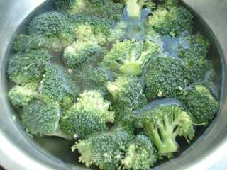 Broccoli Mixed with Walnuts recipe