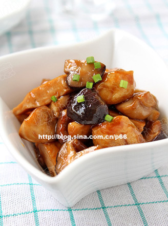 Double Mushroom Double Vegetarian in Oyster Sauce recipe