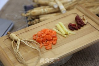 Nutritious Porridge with Fresh Ginseng and Wolfberry, Everyone Can Eat Ginseng Porridge Often Eaten to Improve Immunity recipe