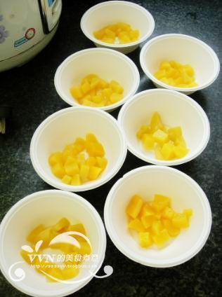 Yellow Peach Pudding recipe