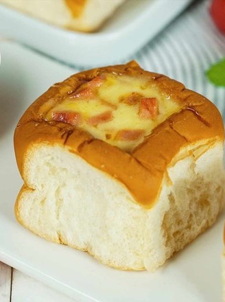 Microwave Egg Bread Cup