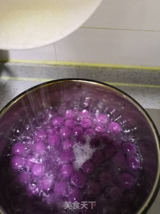 Purple Sweet Potato Yuanzi recipe
