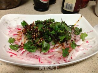 Shredded Radish with Cold Smoked Fat recipe