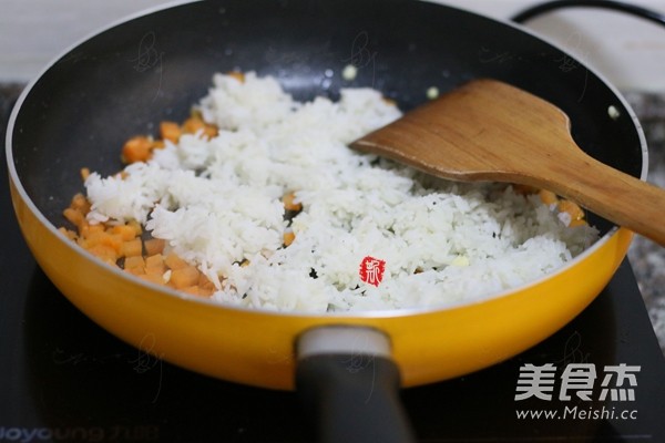 Fried Rice with Mushroom Sauce recipe