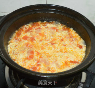 Tomato Egg Drop Soup recipe