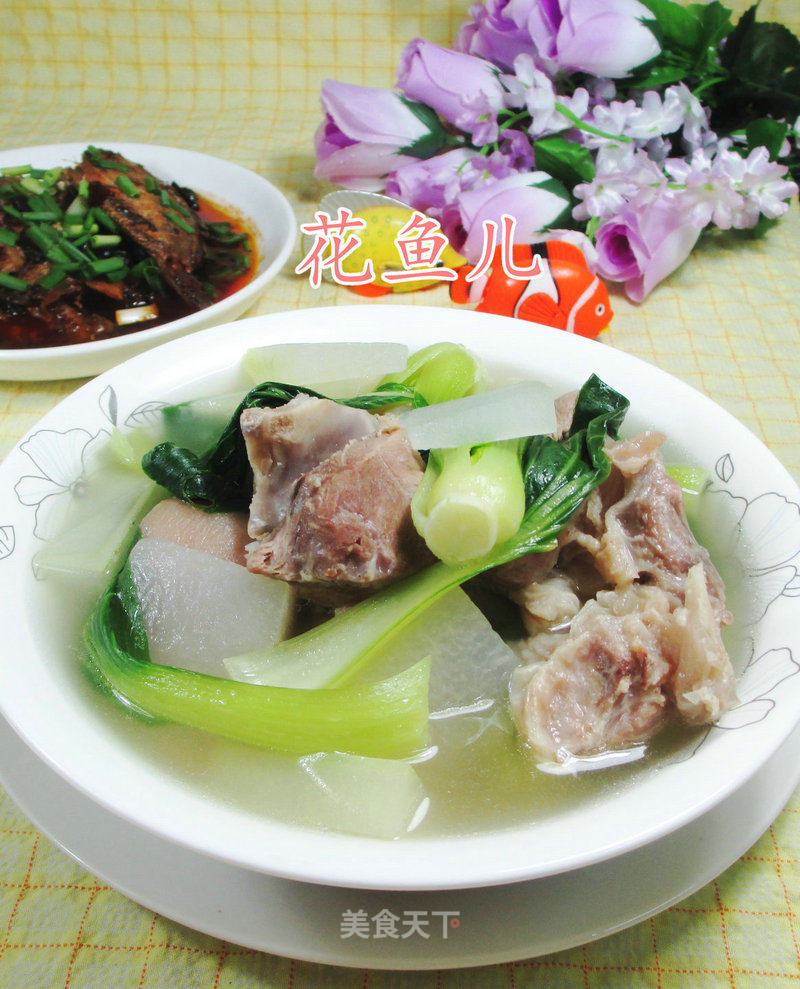 Green Vegetables and Winter Melon Soup recipe