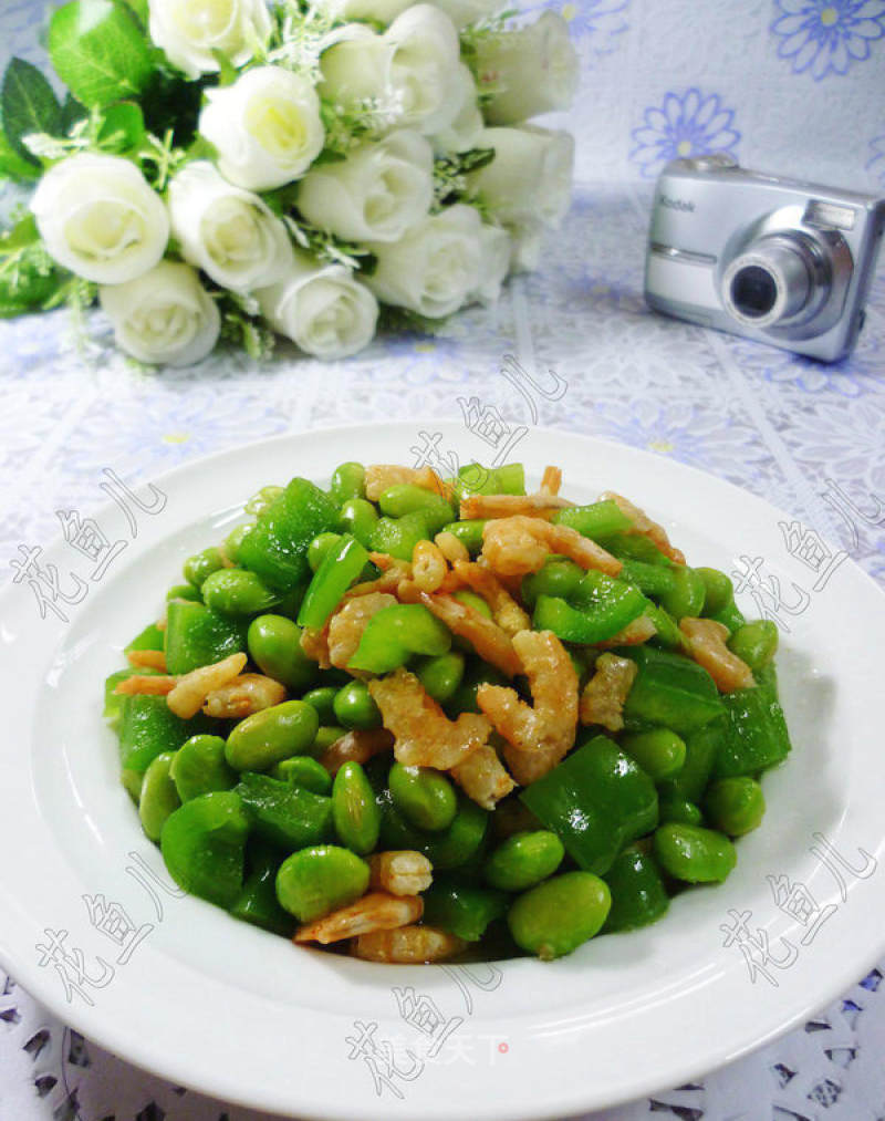 Stir-fried Edamame with Foreign Light Pepper recipe