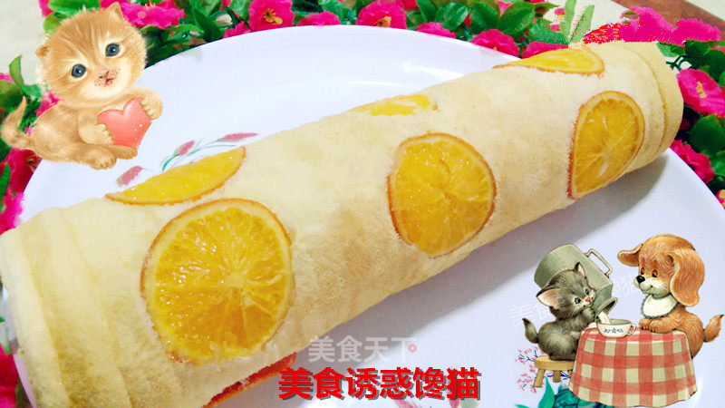 Orange Cake Roll recipe