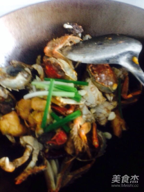 Fried Tofu with Crab recipe