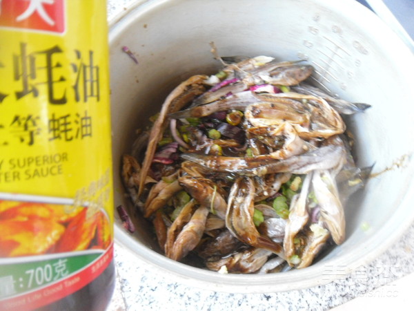 Braised Dried Fish in Oyster Sauce recipe