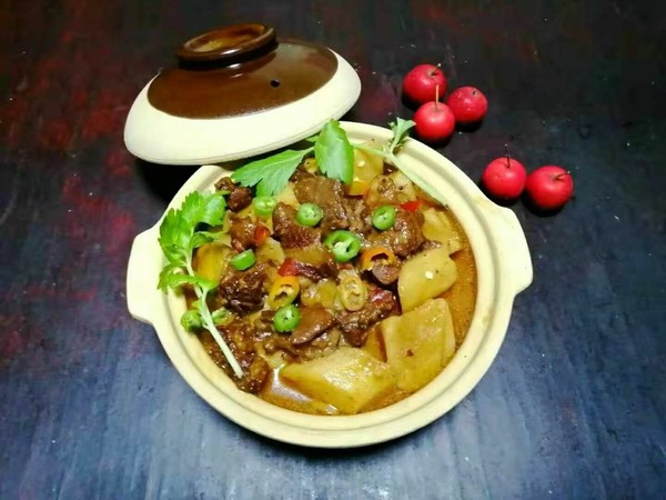 Stewed Sirloin with Yam recipe