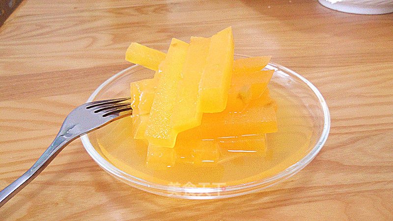 Orange Juice Melon Strips recipe