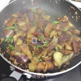 Eggplant with Sour and Minced Pork recipe