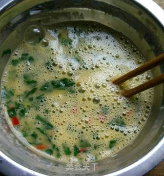 Celery Leaf Millet Pepper Thick Egg Stew recipe