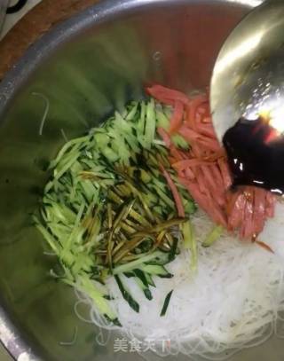 Refreshing Three-wire Cold Salad recipe