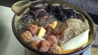 Stewed Vermicelli with Radish Balls recipe