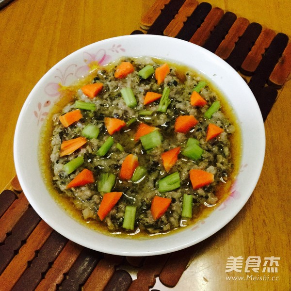 Steamed Meat Cake with Mei Cai recipe