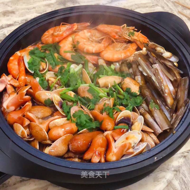 Seafood Three Sauce Stew Pot recipe