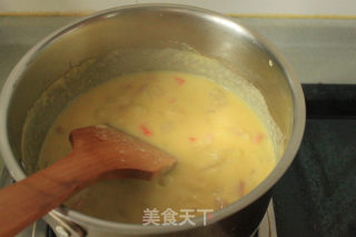 Corn Soup Full of Ingredients recipe