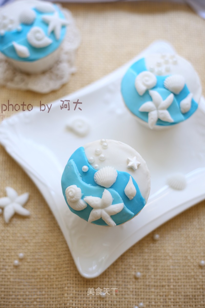 # Fourth Baking Contest and is Love to Eat Festival# Ocean Fondant Cake