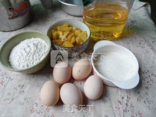 #aca烤明星大赛#pineapple Flip Sponge Cake recipe