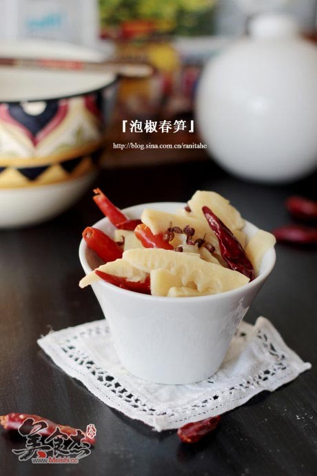 Pickled Pepper Spring Bamboo Shoots recipe