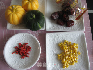 Glutinous Rice Double Date Pumpkin Cup recipe