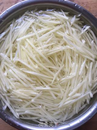 Fried Pork with Shredded Potatoes recipe