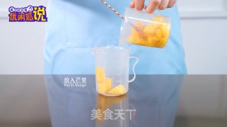 Mango Dirty Dirty Tea-how to Make Net Red Milk Tea, Lele Tea Dirty Dirty Tea Tutorial recipe