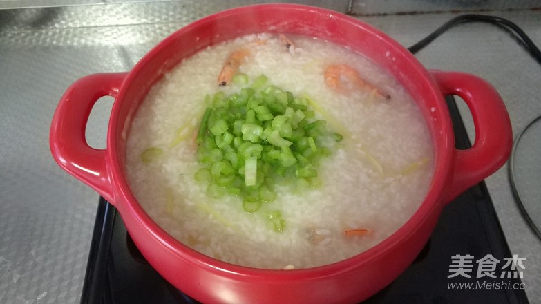 Fresh Shrimp and White Rice Porridge Chaoshan Casserole Porridge recipe