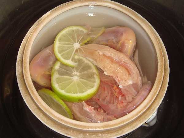 Stewed Partridge with Lemon Slices recipe