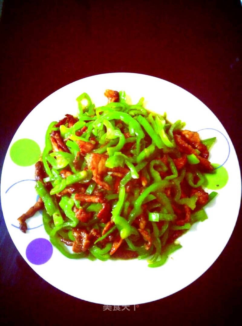 Green Pepper Shredded Pork recipe
