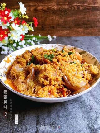 Steamed Pork with Glutinous Millet recipe