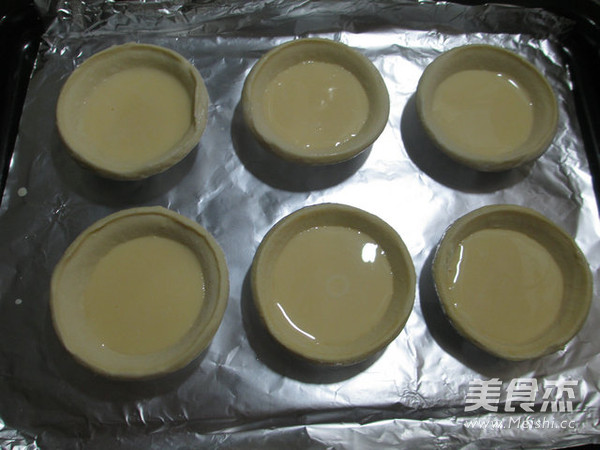 Pork Floss Whole Egg Tart recipe