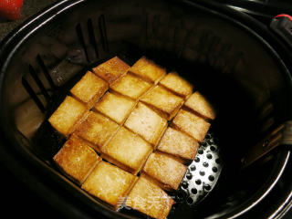 #豆腐# Air Fryer Grilled Homemade Tofu recipe