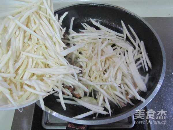 Stir-fried Shredded Pork with Chopped Pepper and Rice recipe