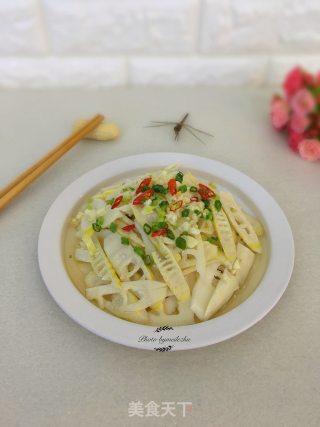 Oil Splashing Bamboo Shoots recipe