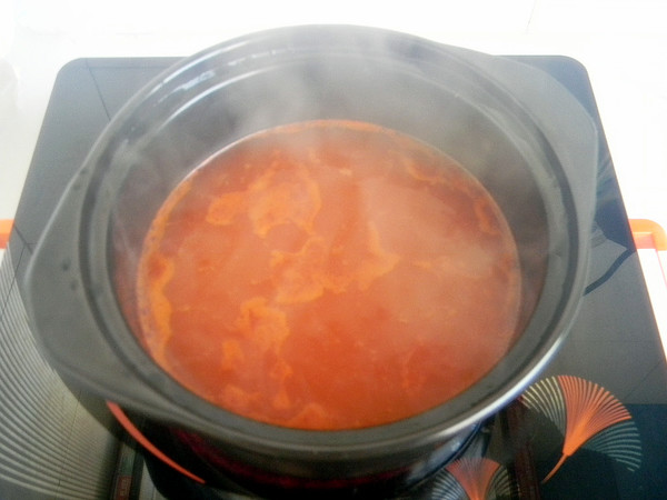 Tomato Rice Cake Soup recipe