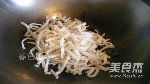 Fried Bean Shreds in Hubei recipe