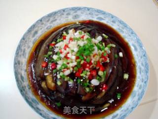 "garlic Button Eggplant" Which is Also Cooked and Steamed recipe