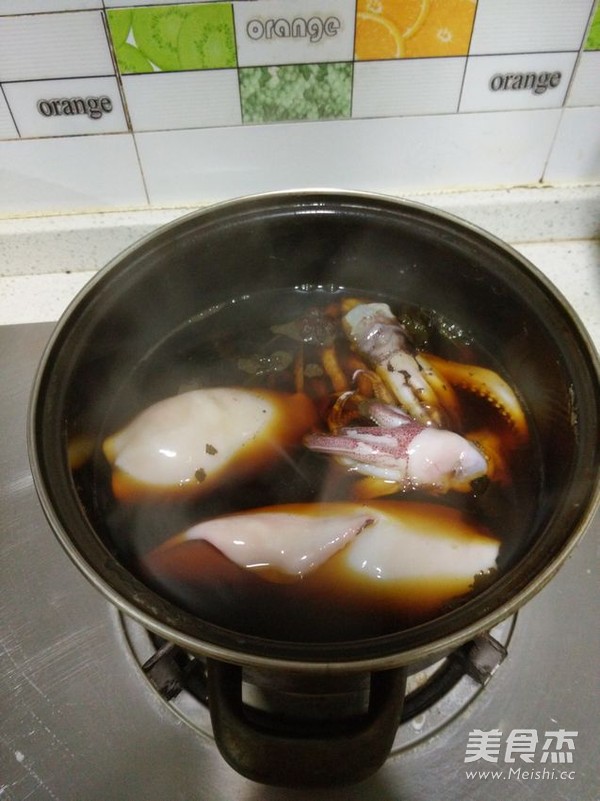 Tea-flavored Squid recipe