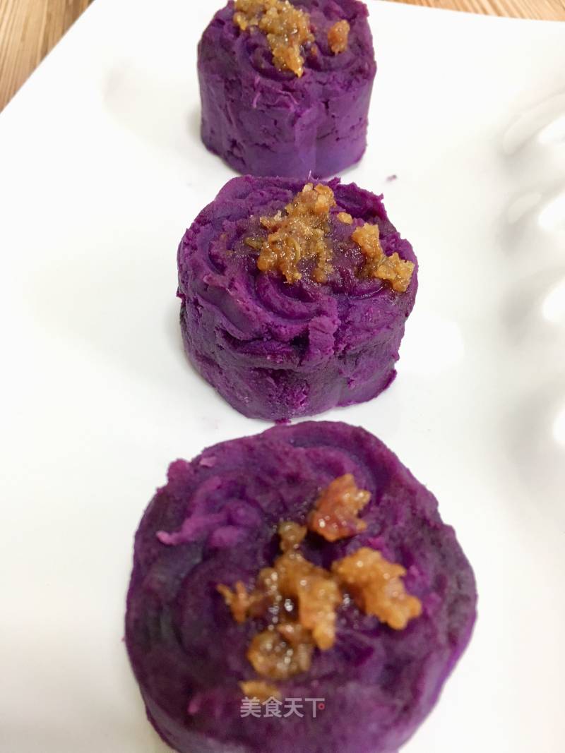 Sweet-scented Osmanthus Purple Sweet Potato Cake recipe