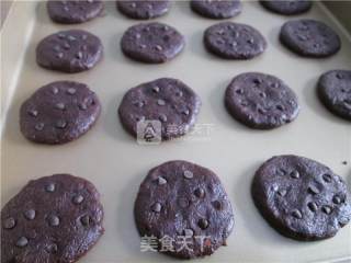 #aca烤明星大赛# Fun Duo Duo Chocolate Bean Biscuits recipe