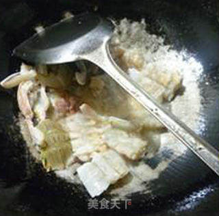 Fried Mantis Shrimp with Bitter Vegetables recipe